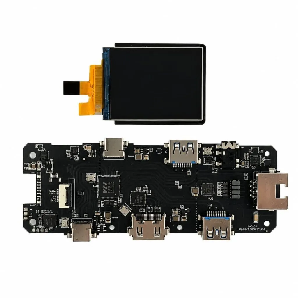 Storage and NAS hardware PCBA with multi-interface expansion for smart storage devices