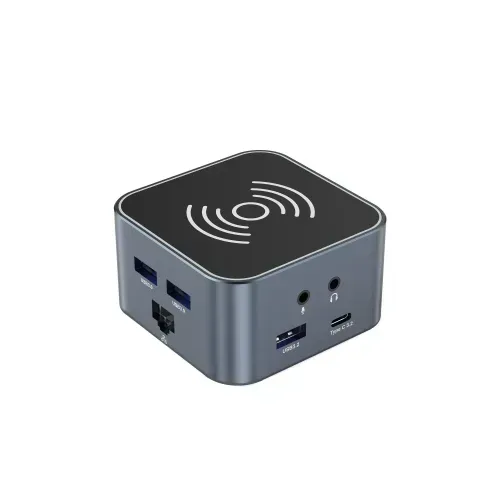 14-in-1 USB-C Docking Station with Wireless Charging