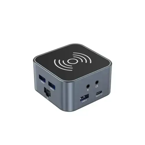 14-in-1 USB-C Docking Station with Wireless Charging