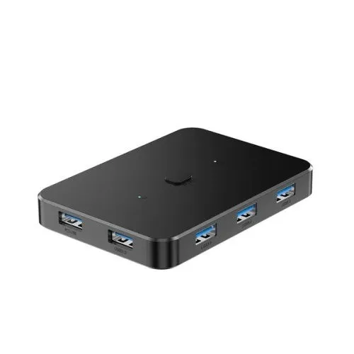 2-in-1 4K 60Hz HDMI USB 3.0 KVM Switch 2 PC Share 1