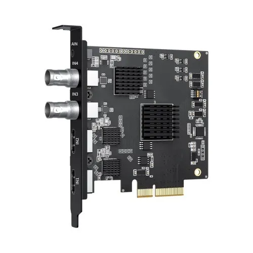 2*SDI+2*HDMI PCIE X4 capture card for Streaming computer