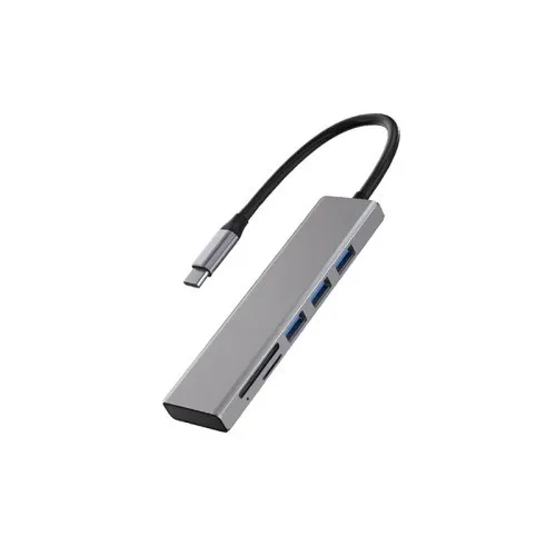 3 Port 5Gbps Rate Data USB 3.0 Hub With Card Reader-2