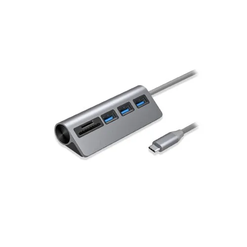 3 Port 5Gbps Rate Data USB 3.0 Hub With Card Reader