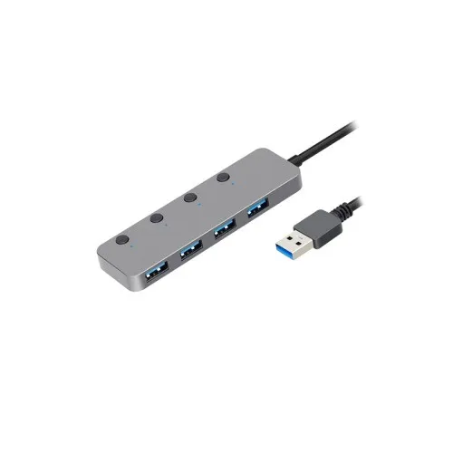 4 Port 5Gbps Key Switch USB 3.0 Hub