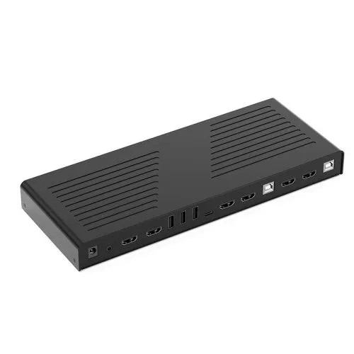 2-in-1 4K 60Hz HDMI USB 3.0 KVM Switch 2 PC Share 1