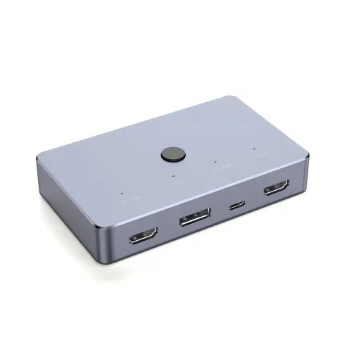 4K@60Hz Multi-Interface Video Capture Card with HDMI:DP:USB-C Inputs & Loop-out