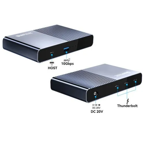 5-in-1 Thunderbolt 4 USB C Docking Station with dual