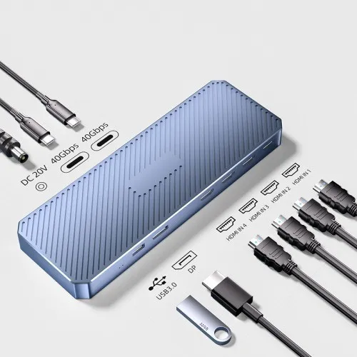 9 in 1 thunderbolt3 docking station +HDMI video capture